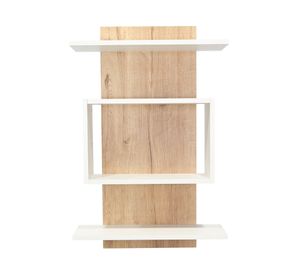 Mueble organizador de baño Massana duna/blanco 79.5x51.3x17.5 cm