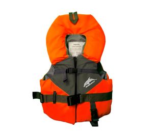 Chaleco salvavidas infantil 8-10 años naranjo