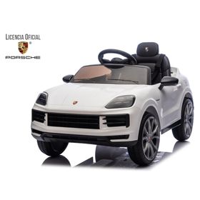 Auto batería Porsche Cayenne 2 motores blanco