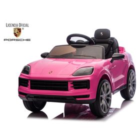 Auto batería Porsche Cayenne 2 motores rosa