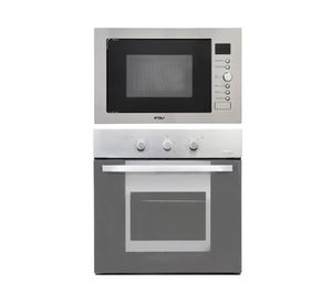 Kit dúo empotrable horno Elegance III 57 lt + microondas Smart 27 lt