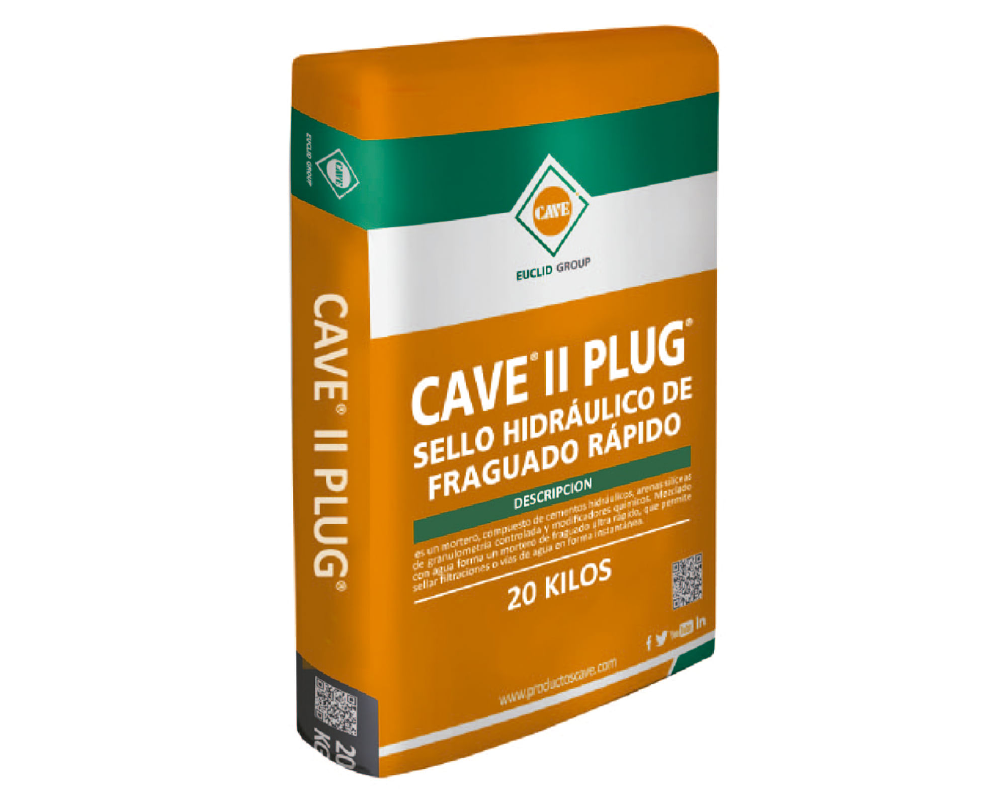 Mortero Cave II Plug saco 20 kg