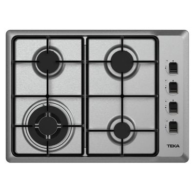 Encimera a gas licuado HLX 541 KBB0C IX 4 quemadores