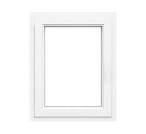 Ventana fija PVC alemán termopanel Blindex 120x70 cm blanco