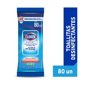 Toallita de cloro Expert desinfectante 80 un.
