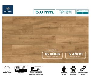 Piso vinílico SPC Oak Mataro 5 mm 1.63 m2