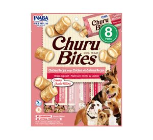 Snack churu Bites perro todas las etapas Pollo con salmón 96 g