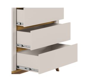 Cómoda Alba blanco 4 cajones