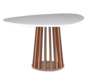 Comedor 4 sillas Toledo canela/ceniza 97.5x42x58 cm