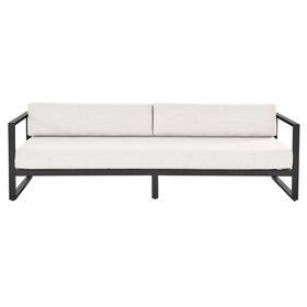 Sofá 3 cuerpos Montego OLE negro/beige