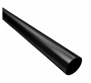 Barra cortina fierro negro 19 mm 2 m