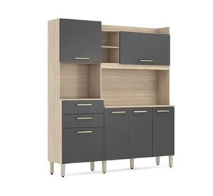 Kit cocina Select avena/grafito