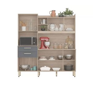 Kit cocina Select avena/grafito