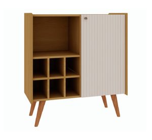 Buffet bar Vértice caramelo/beige 86.4x80x36 cm
