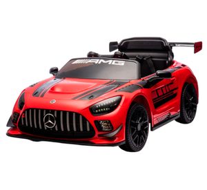 Auto a batería Mercedes Benz AMG GT3 12 V rojo