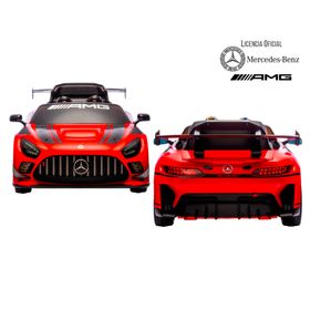 Auto a batería Mercedes Benz AMG GT3 12 V rojo