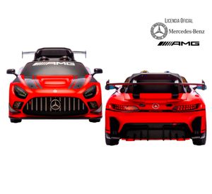 Auto a batería Mercedes Benz AMG GT3 12 V rojo