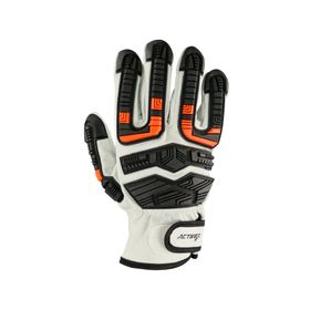 Guante cabritilla TPR blanco