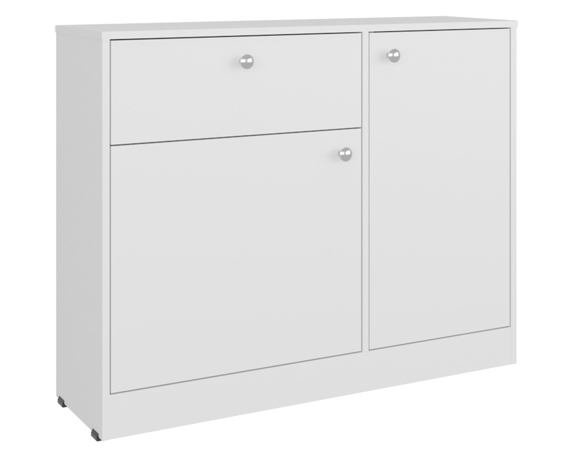 TuHome Cómoda Praga blanco 1 cajón