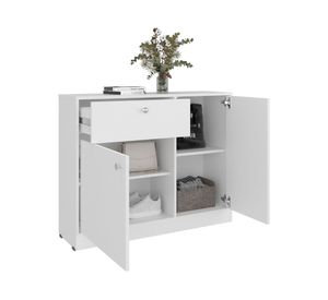 Cómoda Praga blanco 1 cajón