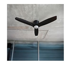 Ventilador de techo Faro luz led 3 colores 42'' 55 W negro