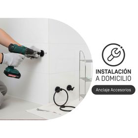 Instalación accesorios con anclaje