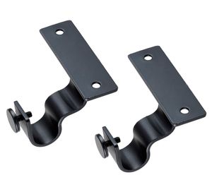 Soporte Simple techo negro 19 mm 2 unidades