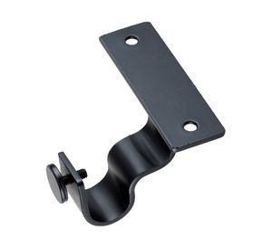 Soporte Simple techo negro 19 mm 2 unidades