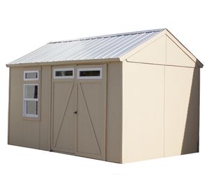 Bodega de jardín Saturno beige 366x183x244 cm