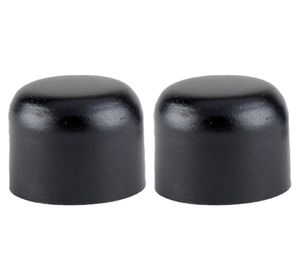 Terminal tope 28 mm negro 2 unidades