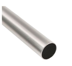 Barra para cortina fierro 2.5 m x 28 mm satín