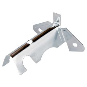 Soporte simple 12 mm cromado 2 unidades