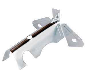 Soporte simple 12 mm cromado 2 unidades