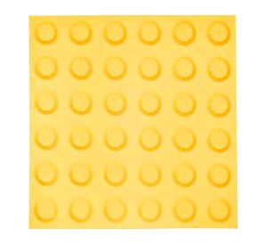 Piso Podo táctil estriado amarillo 0.7 mm 1.77 m2