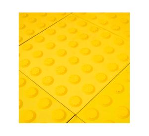 Piso Podo táctil estriado amarillo 0.7 mm 1.77 m2