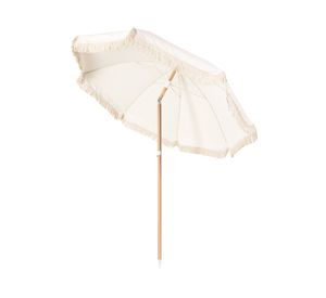 Quitasol playa Vintage crema