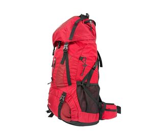 Mochila camping Yellowstone rojo 75 lt