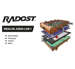Mesa juego 4 en 1