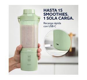 Licuadora portátil GoMAX 100W verde