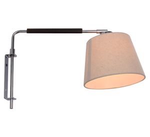 Pantalla apliqué Cordón beige 16x16 cm