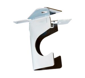 Soporte Simple techo cromado 16 mm 2 unidades