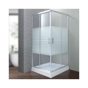 Shower door Recto Strava blanco 80x80 cm