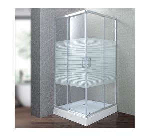 Shower door Recto Strava blanco 80x80 cm