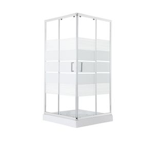 Shower door Recto Style blanco 90x90 cm