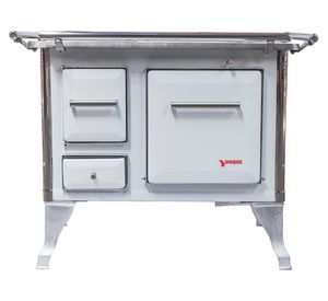 Cocina a leña Tradicional blanco 80x56x70 cm