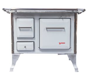 Cocina leña Tradicional blanco 4 quemadores 72x56x70 cm