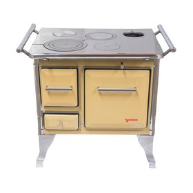 Cocina leña Tradicional 4 quemadores 72x56x70 cm