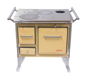 Cocina leña Tradicional 4 quemadores 72x56x70 cm