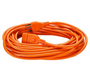 Extensión eléctrica 1 posición 10 m 10A 250V naranjo