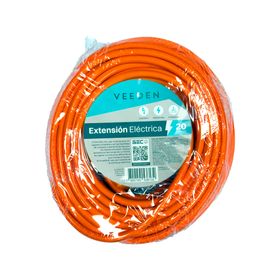 Extensión eléctrica 1 posición 20 m 10A 250V naranjo